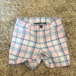 Janie and Jack Pastel Plaid Shorts